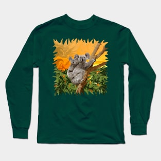 Koala Sunset Long Sleeve T-Shirt